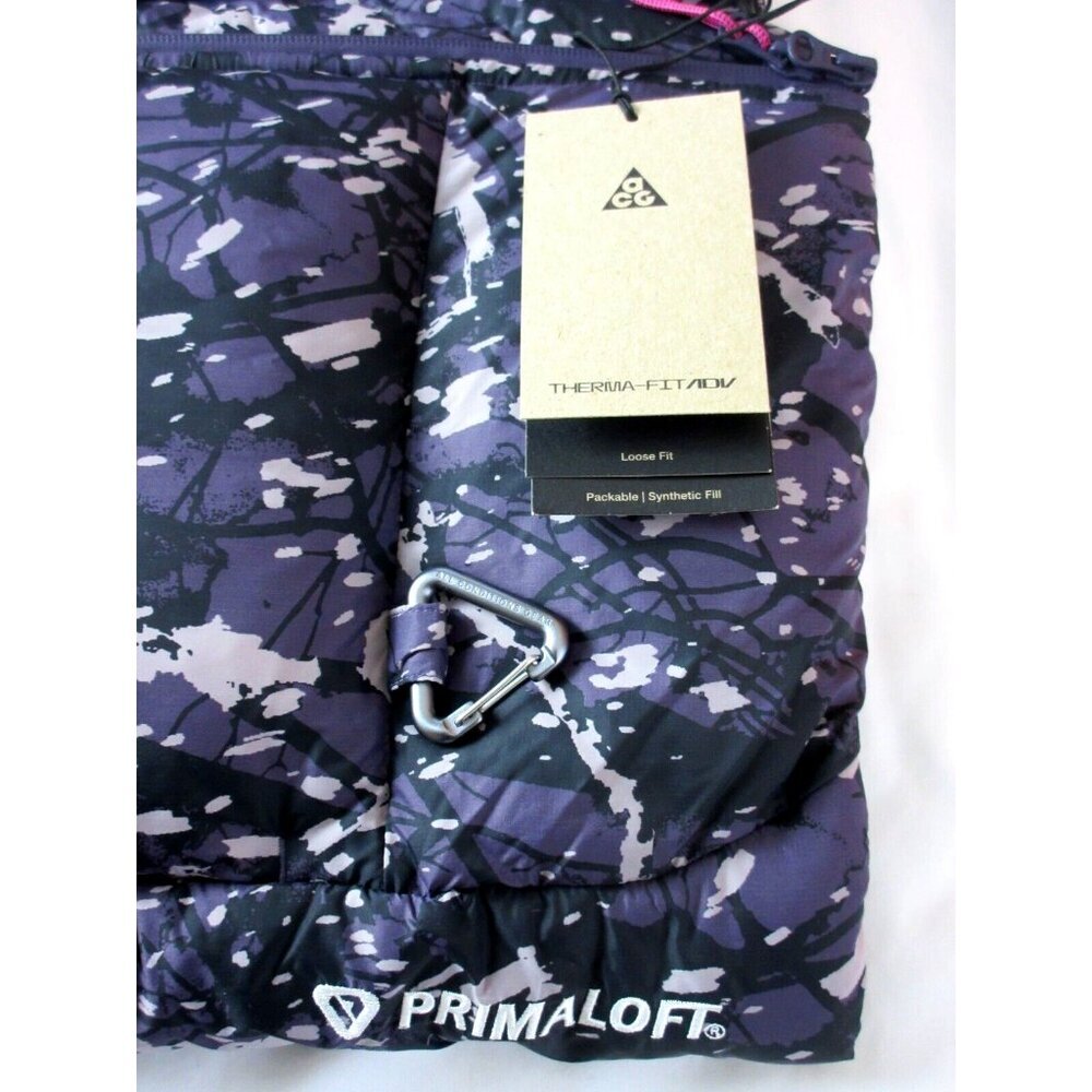 Nike Women's ACG Lunar Lake Therma-FIT ADV Vest Raisin Black Purple Size Small - Picture 6 of 8